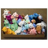 Group of approximately 25 x TY Beanie Bears comprising of Millennium Bear, Poopsy Bear, Kicks,