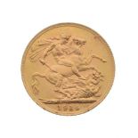 Gold Coin - George V full sovereign, 1914
