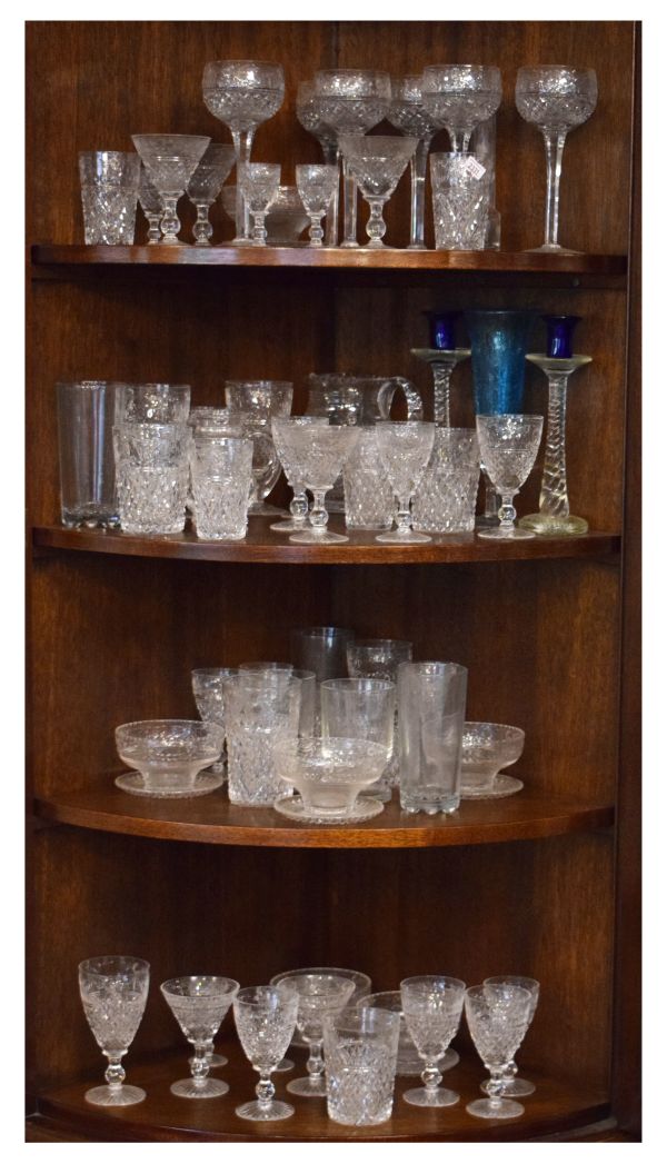 Extensive suite of Stuart crystal table glass, and other glass ware