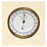 Early to mid 20th Century Mark II B aneroid barometer, A.T. Reynolds, (Barnsbury) Ltd, London,