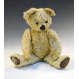 Vintage mohair Chad Valley child's teddy bear, measures approximately 31cm high