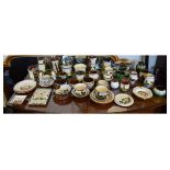 Large collection of Devon mottoware