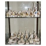 Crested china - Large quantity of regimental crested pieces