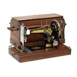 Cased Singer sewing machine