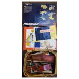 Assorted collection of vintage Meccano, along with boxed set No.2 (contents unchecked)