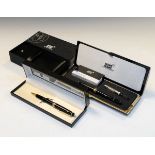 Montblanc Meisterstück fountain pen with original 14K 4810 bi-colour nib, in box, together with a