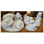 Royal Doulton - Extensive Coniston pattern dinner service including coffee set