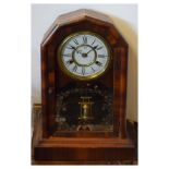 Late 19th Century American mantel clock, 46cm high