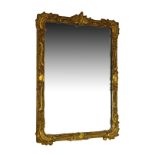 Early 20th Century giltwood easel dressing mirror, 48cm high