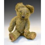 Vintage mohair Merrythought children's teddy bear, measures approximately 30cm high