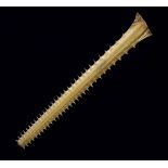 Natural History - Green Sawfish (Pristis Zijsron), bill or rostrum, 110cm long, CITES Certificate