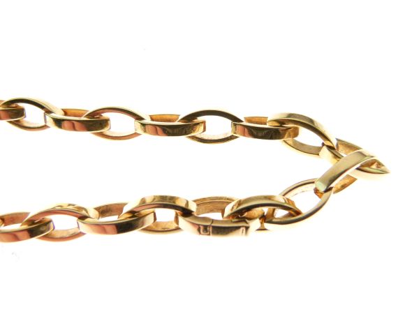 18ct gold chain, with diamond set drop, by Martin & Co of Cheltenham, the three part diamond set - Image 7 of 7