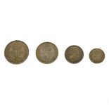 Coins, - Edward VII Maundy money set 1904 Condition: Signs of surface wear and scratching on all -