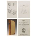 Gerli, Carlo Giuseppe, - Disegni di Leonardo da Vinci published in Milan, 1830 comprising: sixty-one