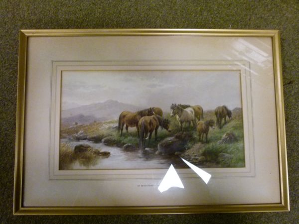 Tom Rowden (1842-1926) - Watercolour - Near Bridestowe, Dartmoor ...