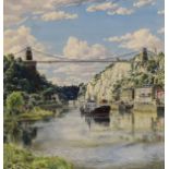 Stanley Roy Badmin (1906-1989) - Watercolour and bodycolour - 'The Avon Gorge', signed amongst the