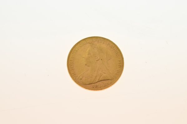 Gold Coin, Victorian sovereign 1900, old head Condition: Minor surface wear and scratching, nicks to - Image 3 of 4