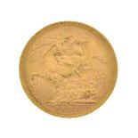 Gold Coin - Victorian sovereign 1900, old head Condition: Surface wear and scratching - If you