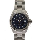 Tag Heuer - Gentleman's Aquaracer stainless steel diver's watch, ref: WAY 1112 RMD 1313, rotating
