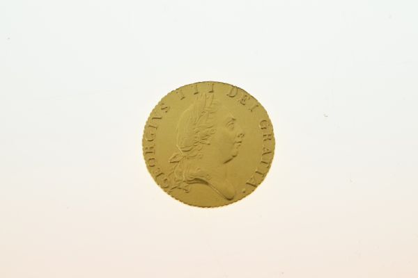 Gold Coin, - George III half guinea, spade reverse 1788 Condition: Surface wear and light - Image 3 of 4