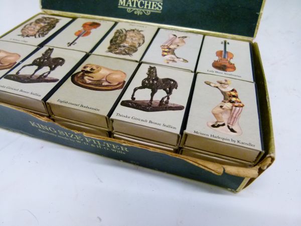 W.D. & H.O. Wills for Sotheby's - Display box of thirty novelty matchboxes, the sleeves decorated - Image 4 of 8