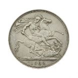 Coins, - Edward VII crown 1902 Condition: Surface wear and scratches - If you require a detailed