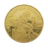 Gold Coins - German Five Dukat 'Patrona Bavariae' 1960, 980/1000 fine gold, 31mm, 17.5g approx,