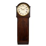Early 19th Century mahogany cased 'Act of Parliament' style wall clock having a 14-inch circular