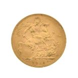 Gold Coin - George V sovereign 1913 Condition: Signs of surface wear and light scratches - If you