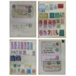 Stamps/Postal History - A collection of world stamps, Carte Postale, embossed issues, revenue and