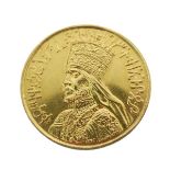 Gold Medallion - Ethiopia - Haile Selassie (1930-1936 and 1941-1974), undated, 25mm, 6.8g approx,
