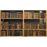 Books - A collection of approximately 130 leather bound books Condition: We would advise viewing