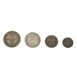 Coins, - Victorian Maundy money set 1882, in later presentation case Condition: Signs of surface