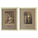 Emil Oto Hoppé (1878-1972) - A pair of photographic portraits of H.M. Queen Mary, one standing,