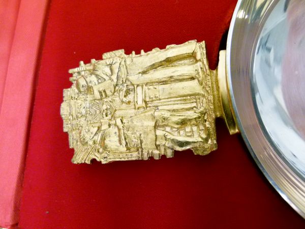 Elizabeth II silver and silver gilt bowl by Hector Miller for Aurum No. 733 of 1000 commissioned - Image 3 of 8