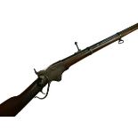 American Model 1865 Spencer repeating rifle, patented March 1860, manufactured at Providence,
