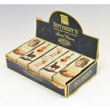 W.D. & H.O. Wills for Sotheby's - Display box of thirty novelty matchboxes, the sleeves decorated