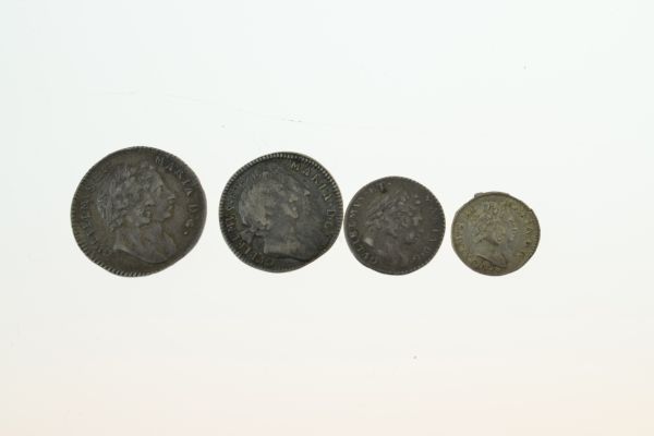 Coins, - William III Maundy money set 1694 Condition: Signs of surface wear and scratching on - If - Image 3 of 3