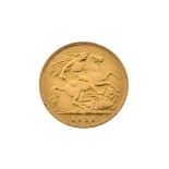 Gold Coin, - George V half sovereign 1925, South Africa mint Condition: Surface wear and