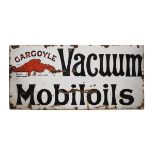 Advertising Interest - Vintage enamel sign, for 'Gargoyle Vacuum Mobiloils', Wildman & Meguyer Ltd