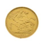 Gold Coin, - Victorian double sovereign 1887, Jubilee head Condition: Surface wear and light