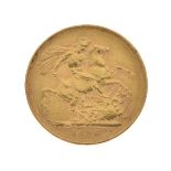 Gold Coin - Victorian sovereign 1896, old head Condition: Surface wear and scratching - If you