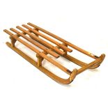 Davos Flyer (Grays of Cambridge) wooden sledge, 97cm long