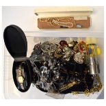 Selection of costume, fashion and dress jewellery etc