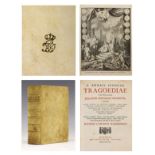 Seneca, Lucius Annaeus, - Tragoediae, Delphis, Adrianum - Beman 1728, in vellum binding