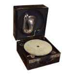 Vintage Decca table-top gramophone, Rd.No.705069