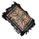 20th Century embroidered silk shawl