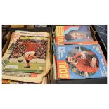 Football Memorabilia - Large selection of newspapers and magazines to include; Inside Football circa