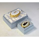 Halcyon Days enamel box, a tribute to Her Majesty Queen Elizabeth The Queen Mother on her 99th