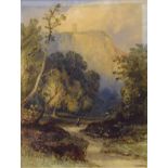Henry Barlow Carter (1803-1867) - Watercolour - View of Leigh Woods, Bristol, 19cm x 14.5cm,